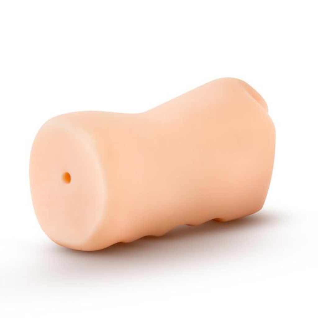 X5 Men Oral Anne Mouth Stroker - Vanilla Beige