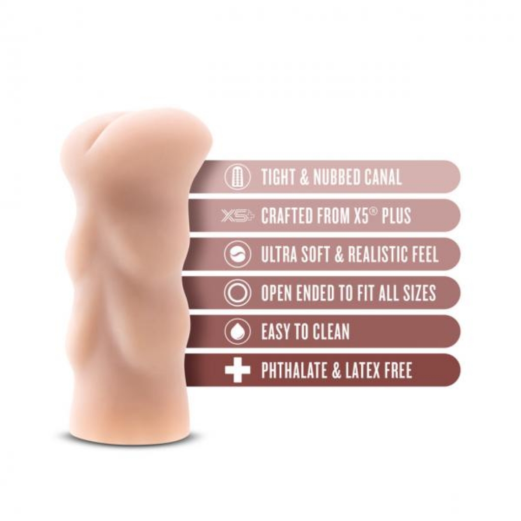 Enlust Cassie Beige Male Stroker - An Ultra Soft Pleasure Device