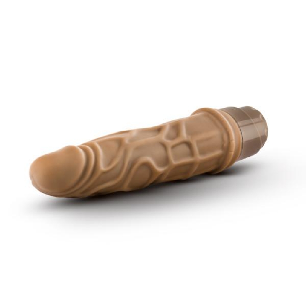 Dr. Skin Cock Vibe 3 Vibrating Dildo - Mocha Tan Brown