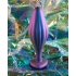 Anal Adventures Matrix Wavy Bling Plug - Sapphire Pleasure Awaits