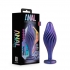 Anal Adventures Matrix Swirl Bling Plug – Sapphire Blue