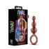 Anal Adventures Matrix Beaded Loop Plug - Copper Brown