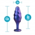 Anal Adventures Matrix Bumped Bling Plug Sapphire Blue