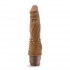 Dr Skin Cock Vibe #4 - Mocha Brown Vibrating Dildo