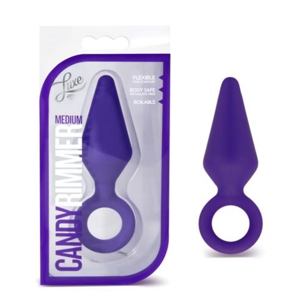 Candy Rimmer Medium Butt Plug - Purple