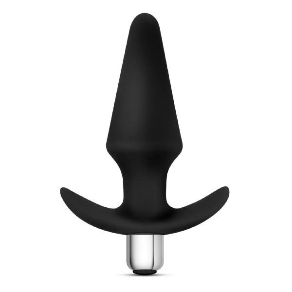 Luxe Discover Black Anal Plug Medium