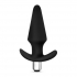 Luxe Discover Black Anal Plug Medium