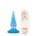 Basic Anal Pleaser Vibrating Plug - Blue S/M