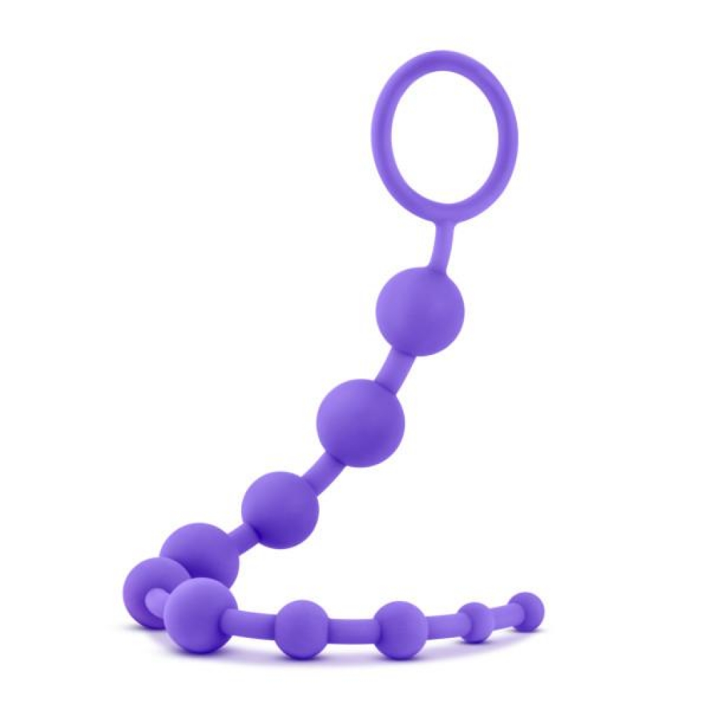 Luxe Silicone 10 Beads - Purple Small