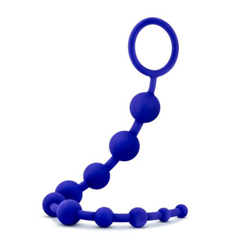 Luxe Silicone 10 Beads Indigo Blue - Exceptional Quality