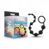 Blush Novelties Anal Adventures Platinum Silicone 10 Anal Beads - Black