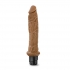 Dr. Skin 8-Inch Vibrating Cock - Mocha Tan Brown