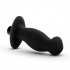 Anal Adventures Platinum Silicone Vibrating Prostate Massager - Black