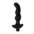 Anal Adventures Platinum Silicone Vibrating Prostate Massager 03 - Black