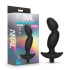 Blush Anal Adventures Platinum Silicone Vibrating Prostate Massager - Black