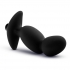 Blush Anal Adventures Platinum Silicone Vibrating Prostate Massager - Black