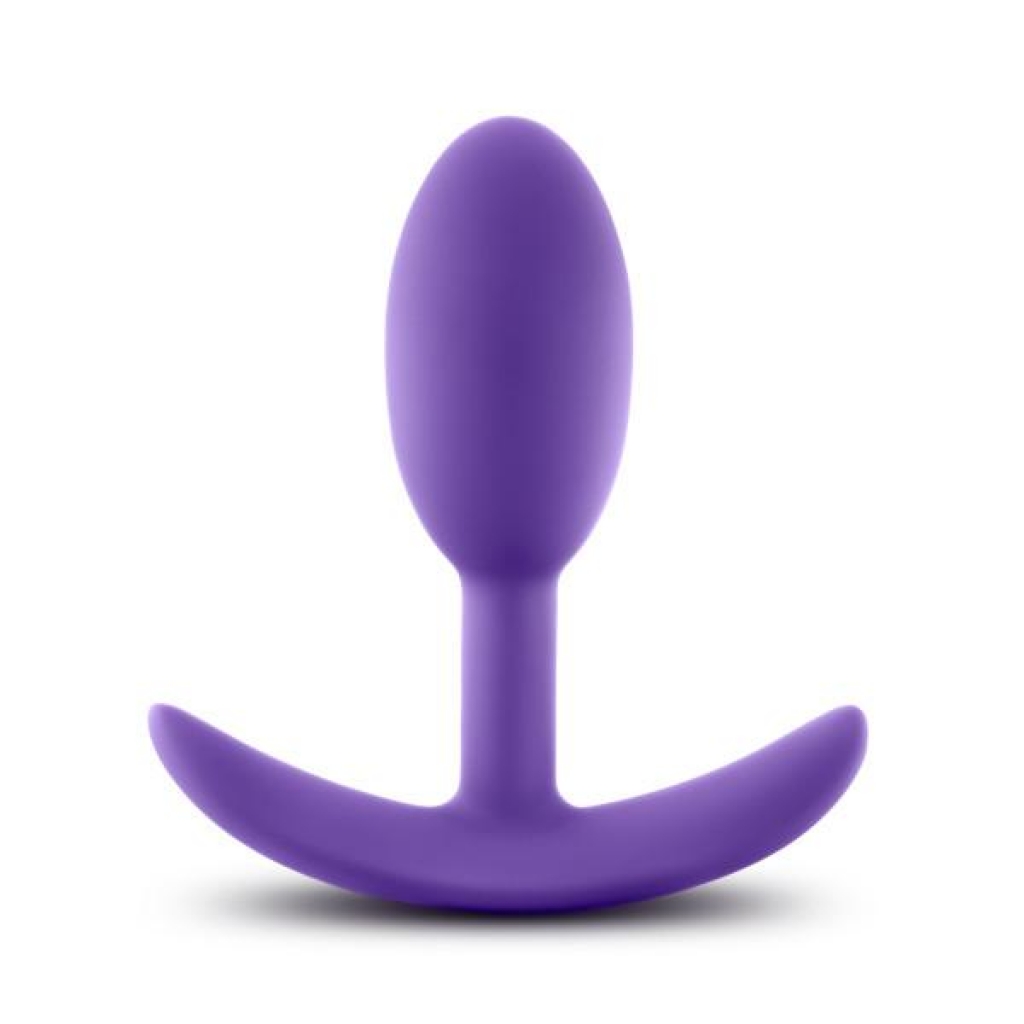 Luxe Wearable Vibra Slim Plug in Small Purple