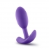 Luxe Wearable Vibra Slim Plug in Small Purple