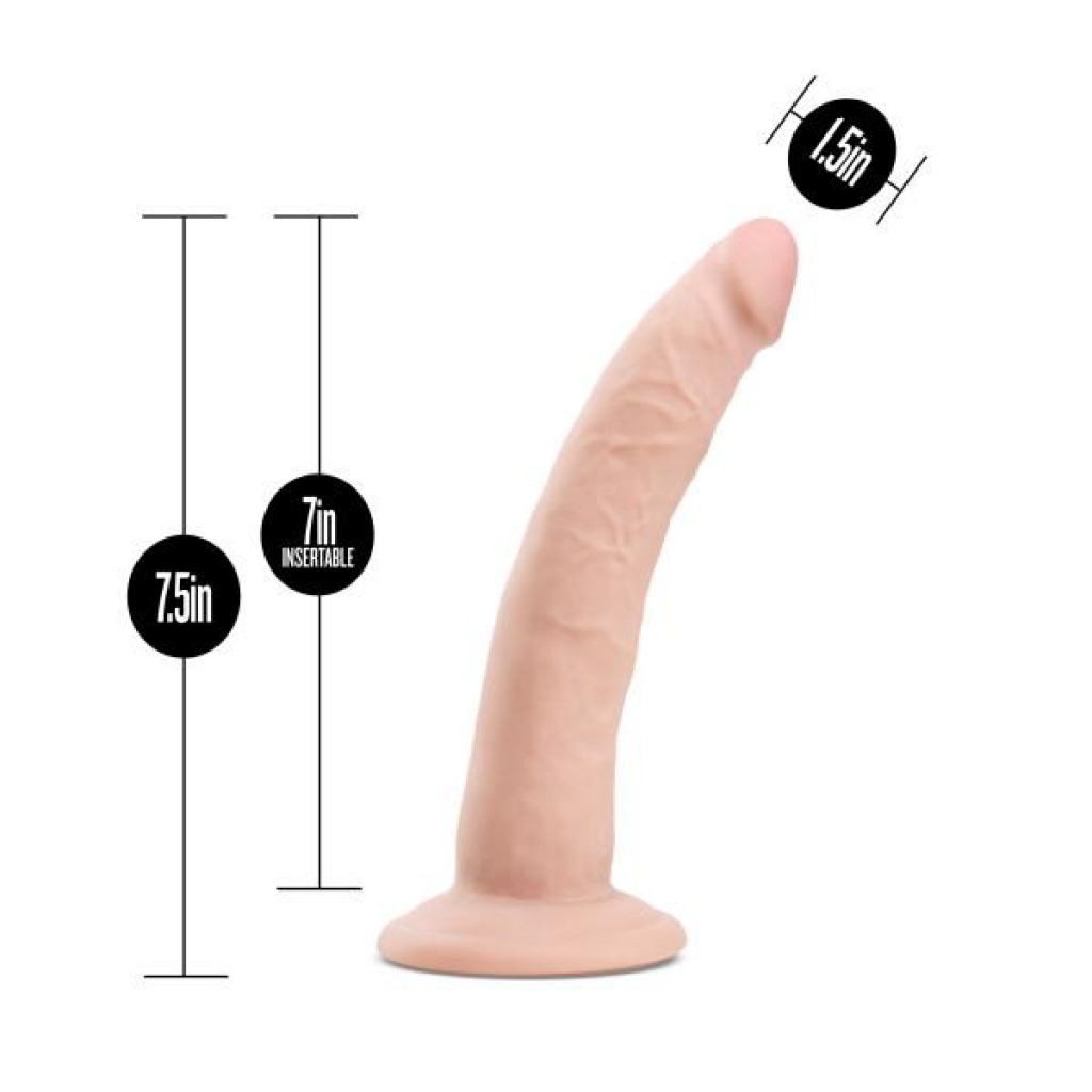 Au Naturel 7 Inches Jack Beige Dildo for Realistic Pleasure