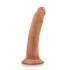 Dr. Skin Glide 7.5in Self Lubricating Dildo - Mocha