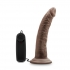 Dr. Dave 7 inches Vibrating Cock with Suction Cup - Brown