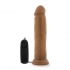 Dr. Throb 9.5 Inches Vibrating Cock - Suction Cup - Tan