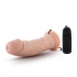 Dr. Joe 8 inches Vibrating Cock with Suction Cup - Beige