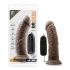 Dr. Joe 8 Inches Vibrating Cock with Suction Cup - Brown