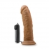 Dr Joe 8 inches Vibrating Cock with Suction Cup - Tan