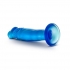 Sweet N Small 6 Inches Dildo with Suction Cup - Blue