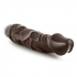 Mr. Skin Vibe 8.75 inches Vibrating Realistic Dildo - Chocolate Brown