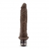 Mr. Skin Vibe 9.75 inches - Chocolate Brown Realistic Vibrator