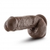 Dr. Skin Mr. D 8.5in Dildo W/ Suction Cup Chocolate Brown