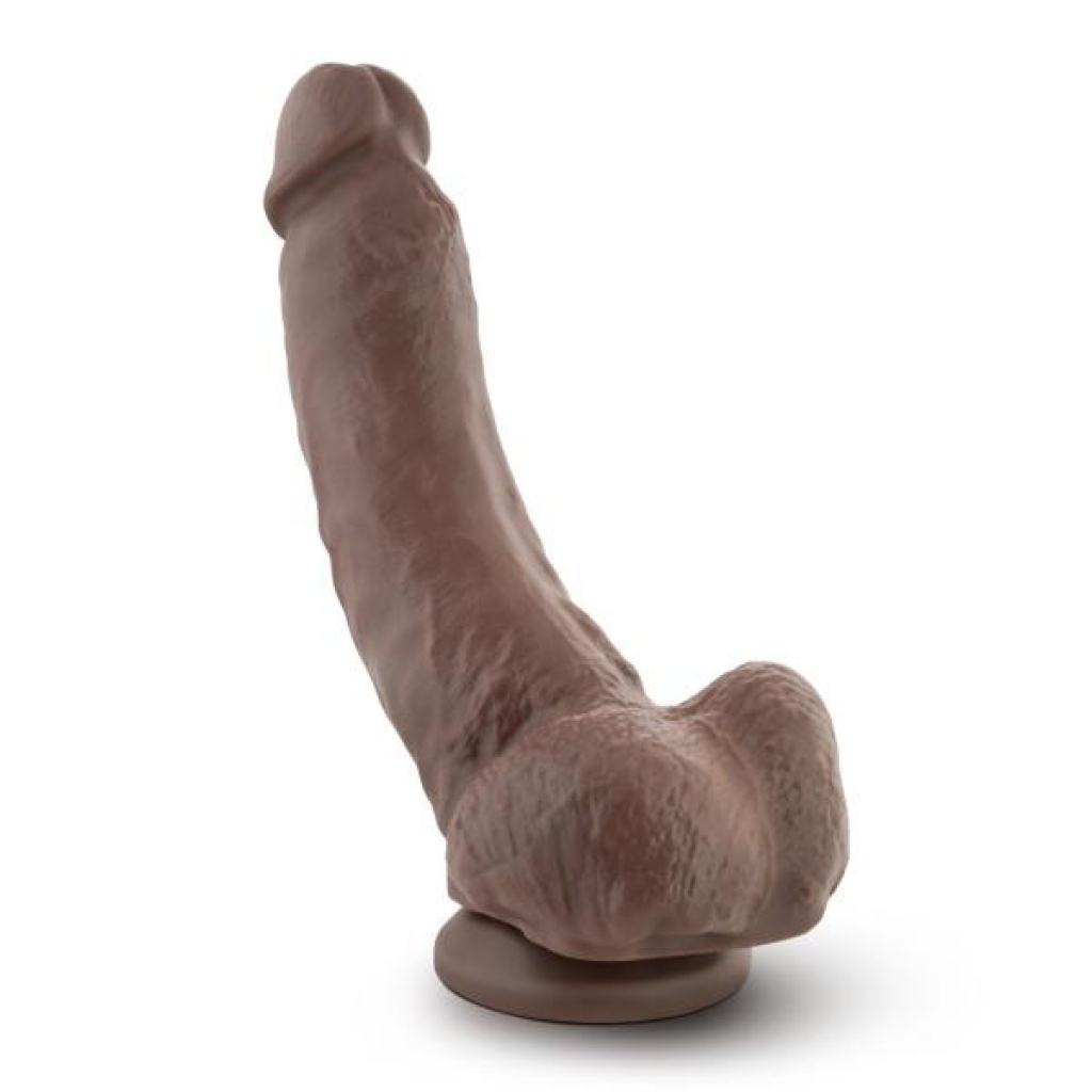 Mr. Mayor 9-Inch Realistic Dildo with Suction Cup - Chocolate Brown