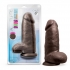 Au Naturel Chub Dildo - 10 Inches Chocolate