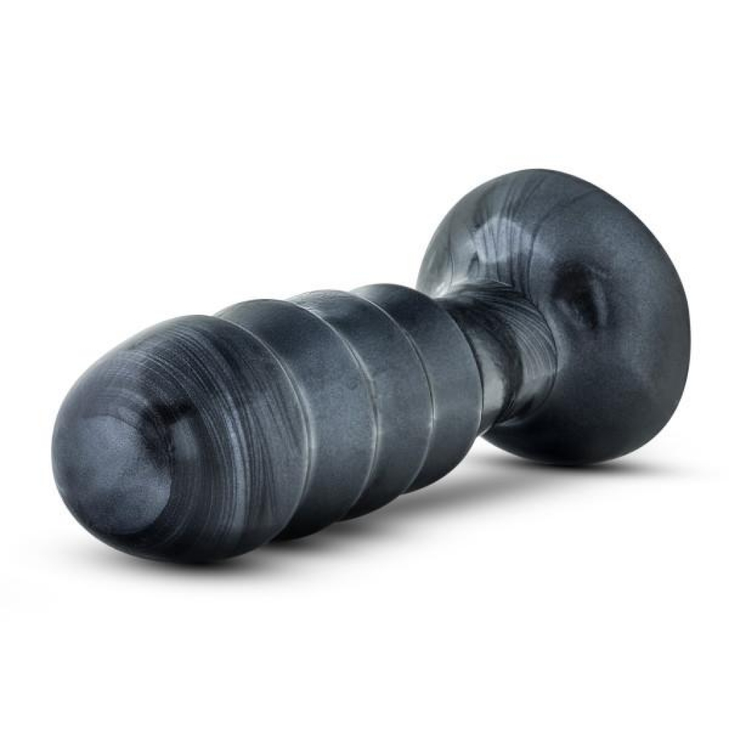 Jet Bruiser Carbon Metallic Black Butt Plug - Pro Size