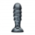 Jet Bruiser Carbon Metallic Black Butt Plug - Pro Size