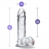 B Yours Diamond Glimmer Clear 8-Inch Dildo