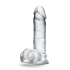 B Yours Diamond Glimmer Clear 8-Inch Dildo