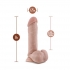 Dr. Skin Dr. William 8-Inch Dildo with Balls - Beige