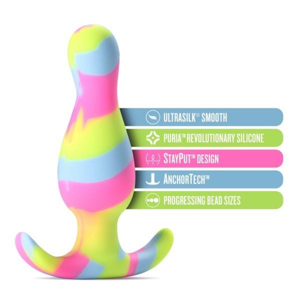 Avant Kaleido Lime Multicolor Butt Plug