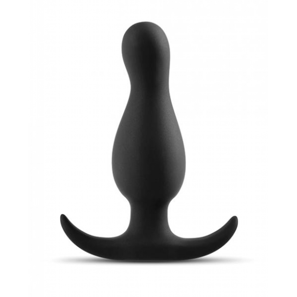 Anal Adventures Platinum Curve Plug - Black