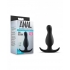 Anal Adventures Platinum Curve Plug - Black