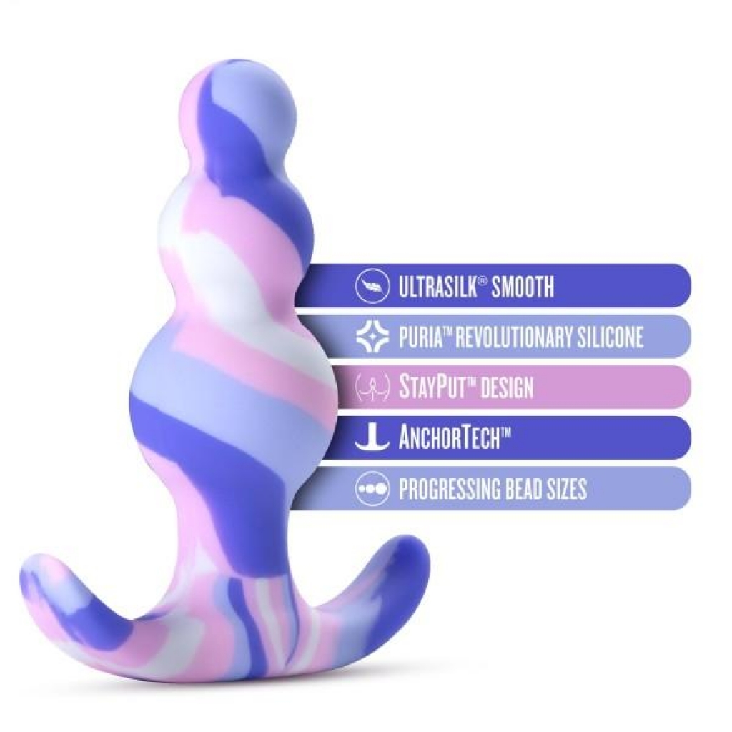 Avant Twilight Blue Butt Plug - Multi-Color