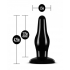 Anal Adventures Pleasure Plug - Black