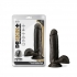 Dr. Skin Plus 7-Inch Poseable Girthy Dildo in Chocolate Brown