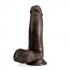 Dr. Skin Plus 7-Inch Poseable Girthy Dildo in Chocolate Brown