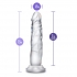 B Yours Diamond Crystal Dildo - Elegant Clear Design