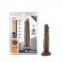 Dr. Skin Silicone Dr. Carter 7in Dildo - Chocolate