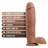 Au Naturel Huge 10-in Dildo - Mocha